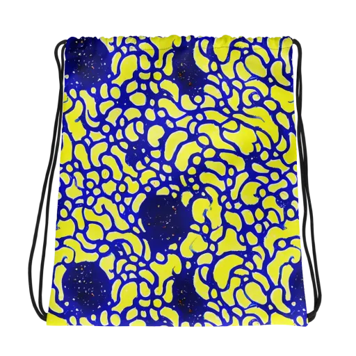 Lemon Liquefaction on a Drawstring Bag