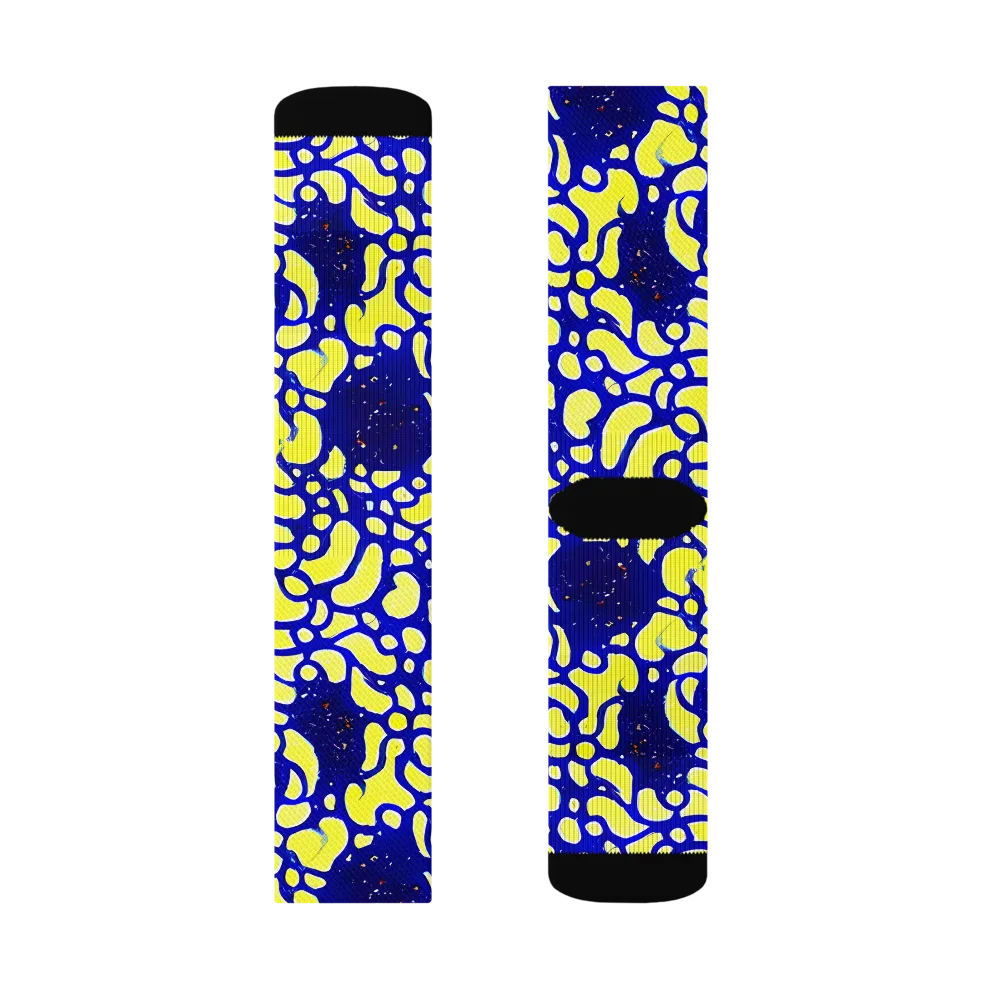 Lemon Liquefaction on Socks — Left Sock