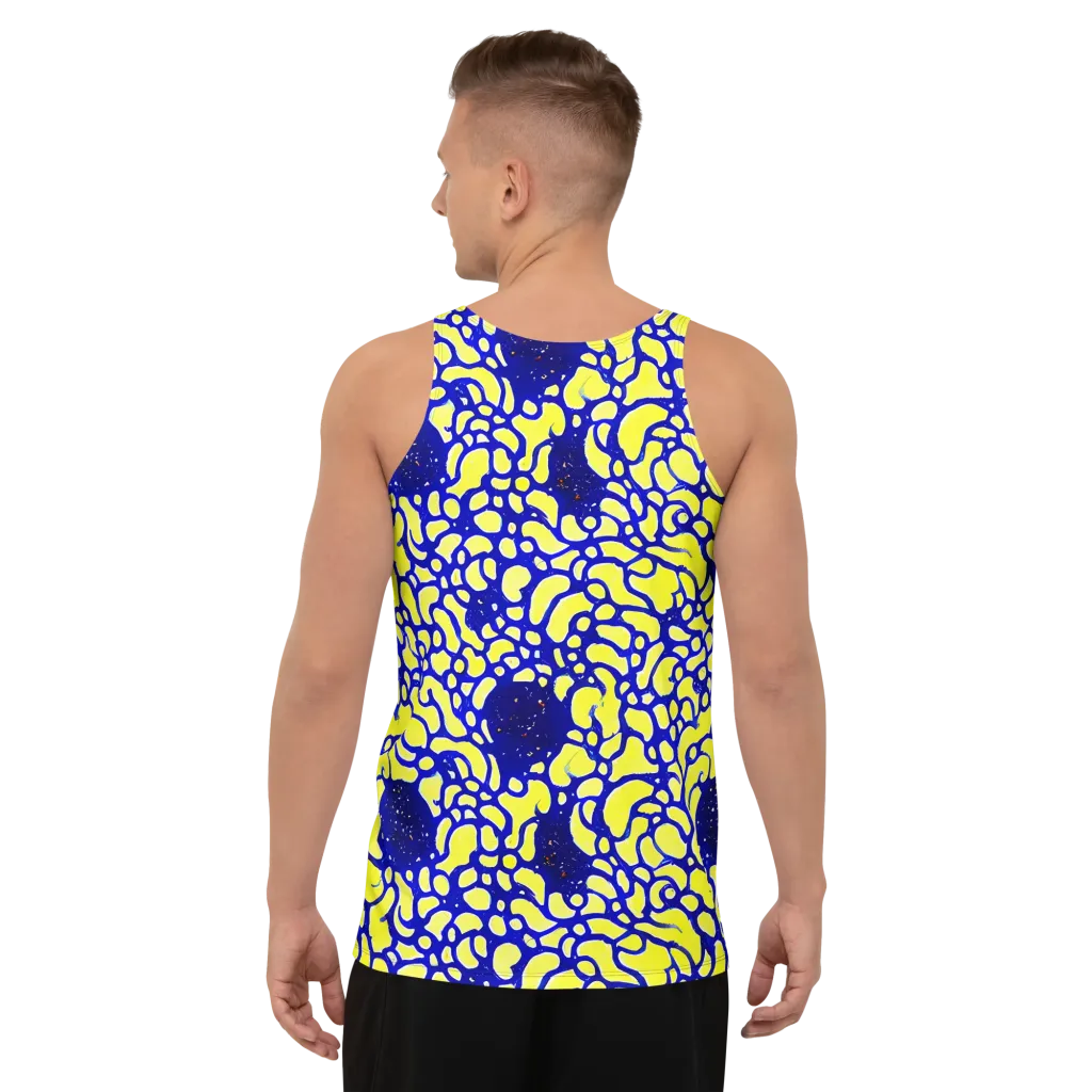 Lemon Liquefaction on Men's Tank Top — Back