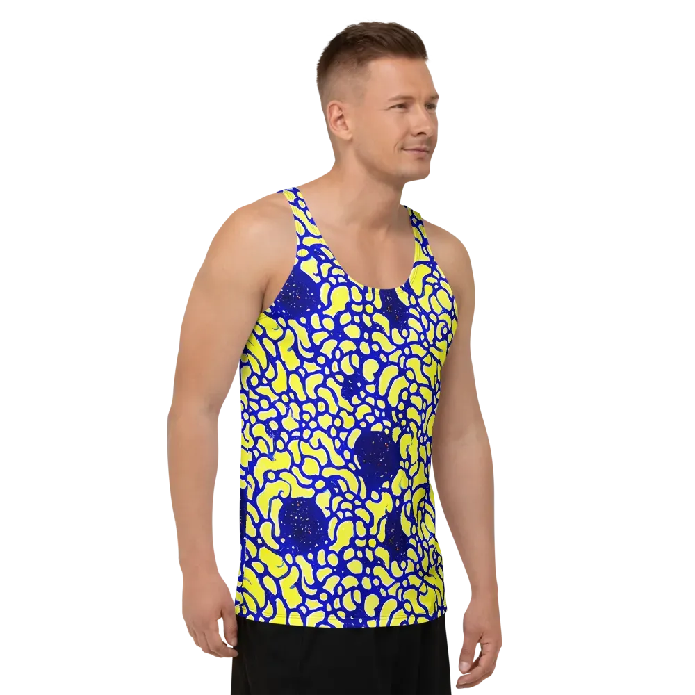 Lemon Liquefaction on Men's Tank Top — Right Front