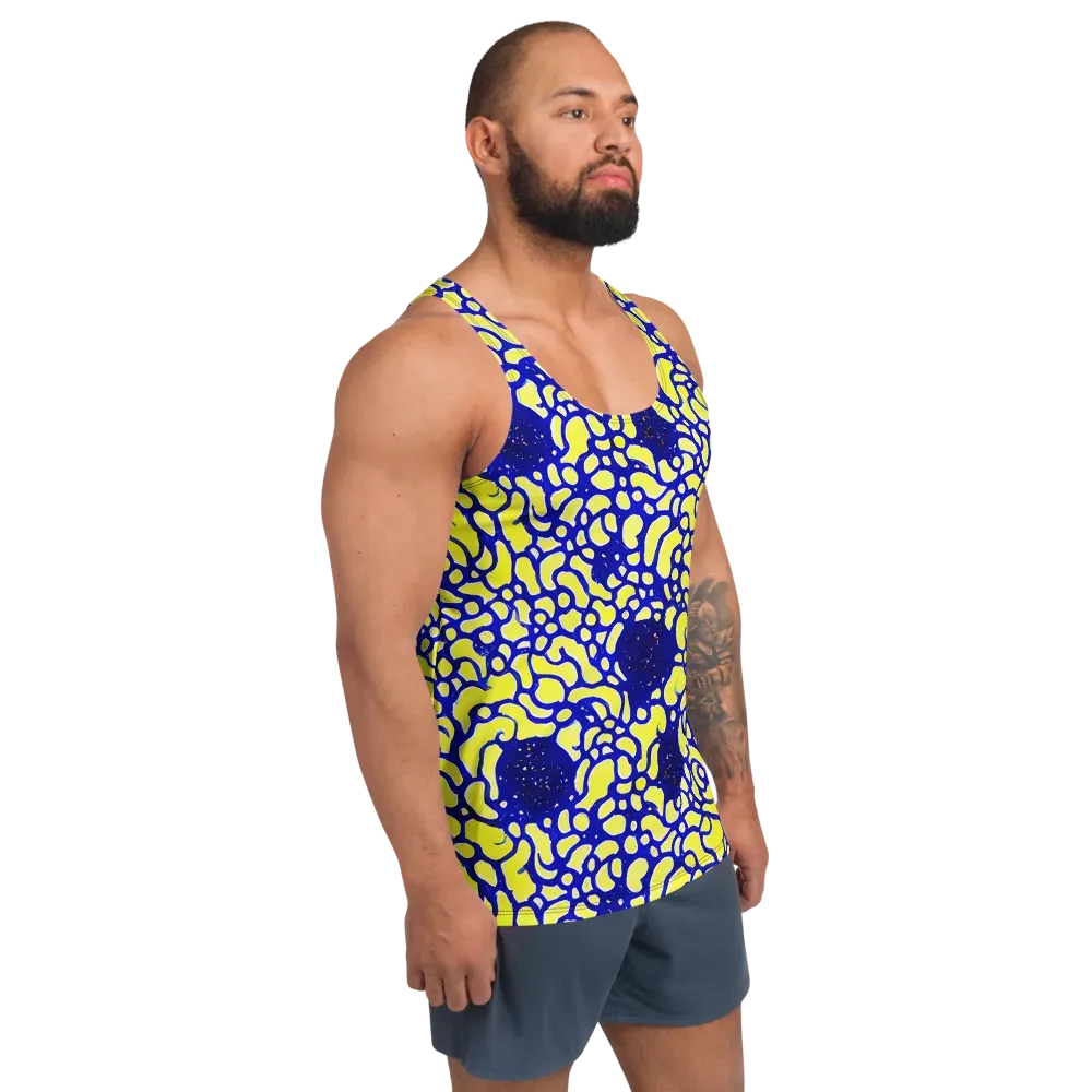 Lemon Liquefaction on Men's Tank Top — Right Front