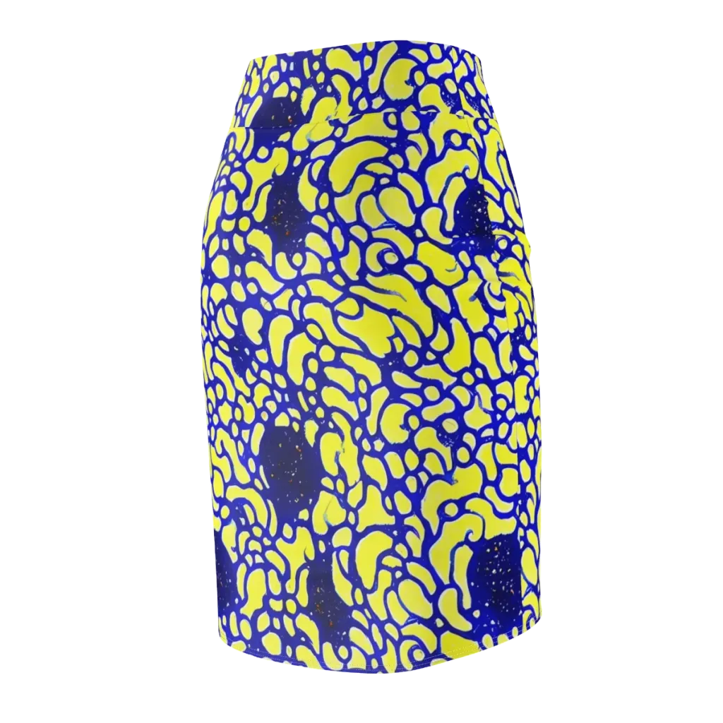Lemon Liquefaction on Pencil Skirt — Back Side