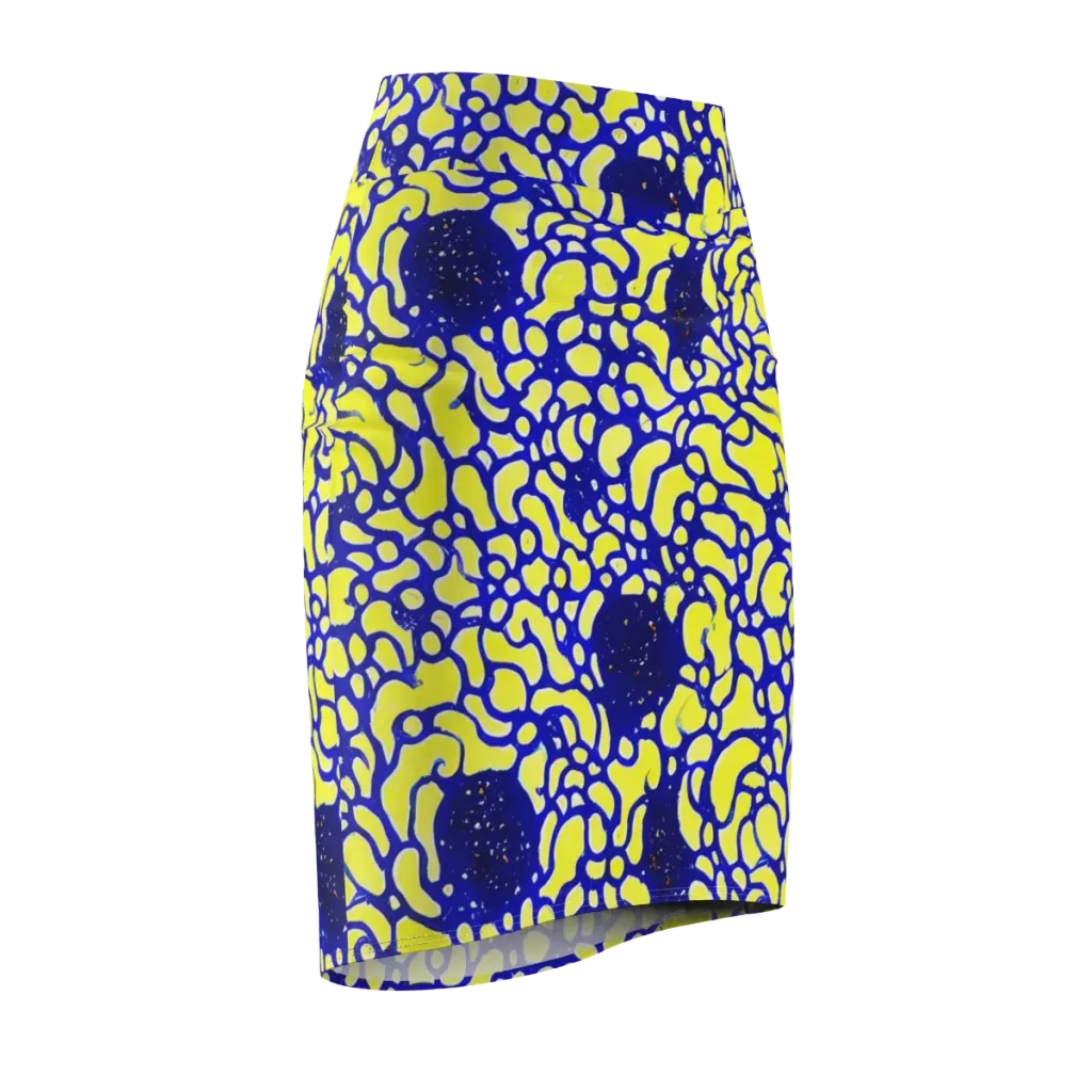 Lemon Liquefaction on Pencil Skirt — Front Side