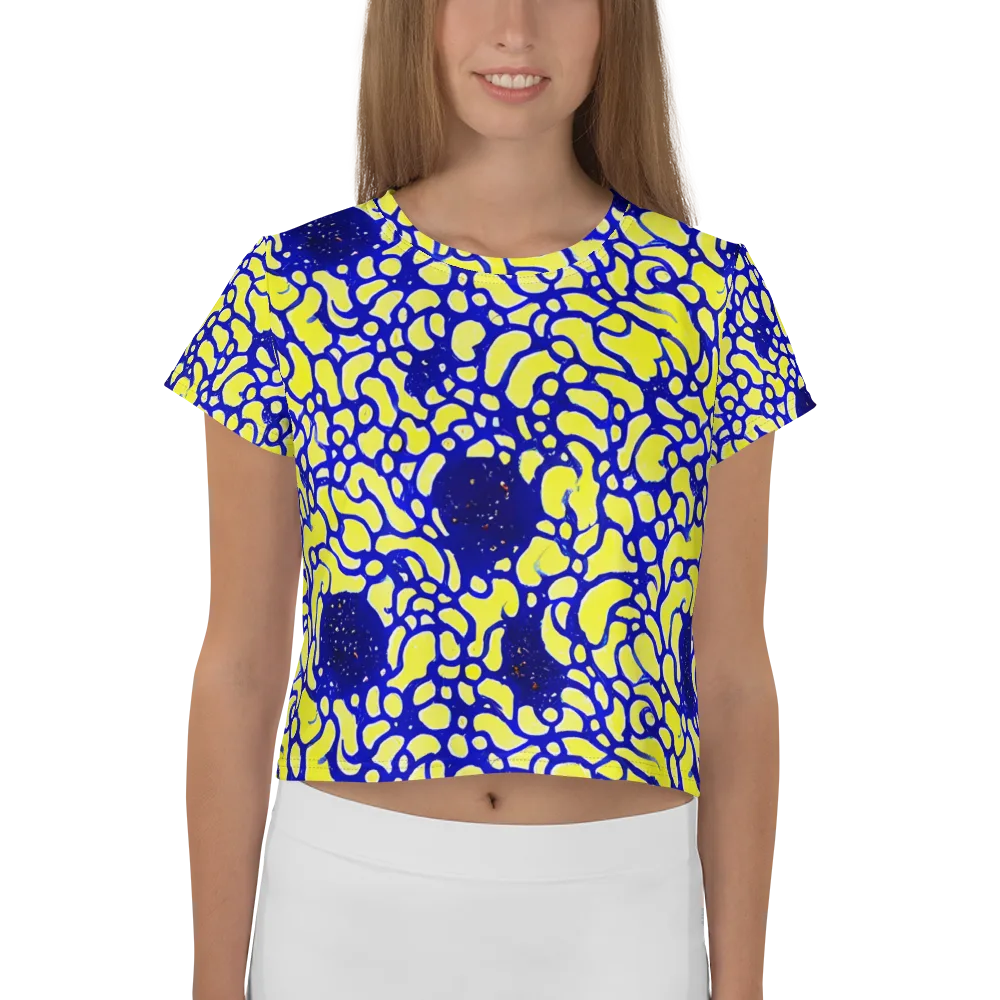 Lemon Liquefaction on Crop Tee — Front