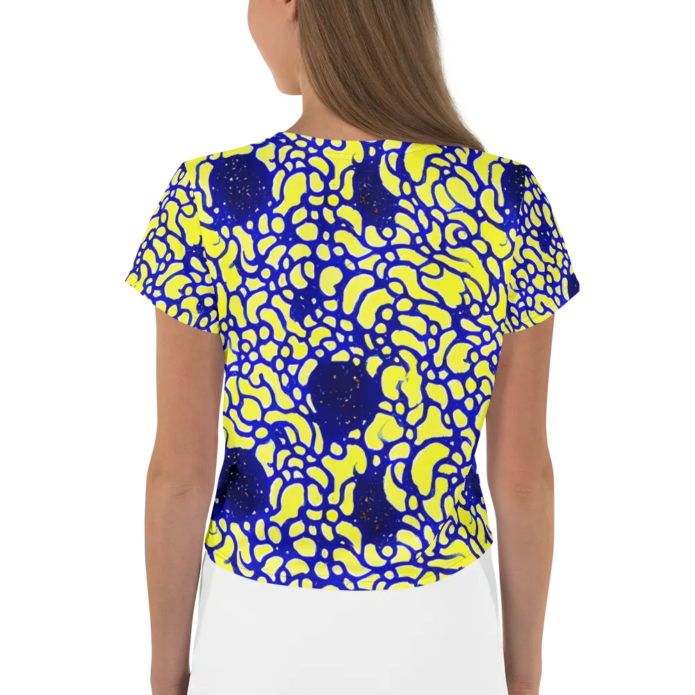 Lemon Liquefaction on Crop Tee — Back
