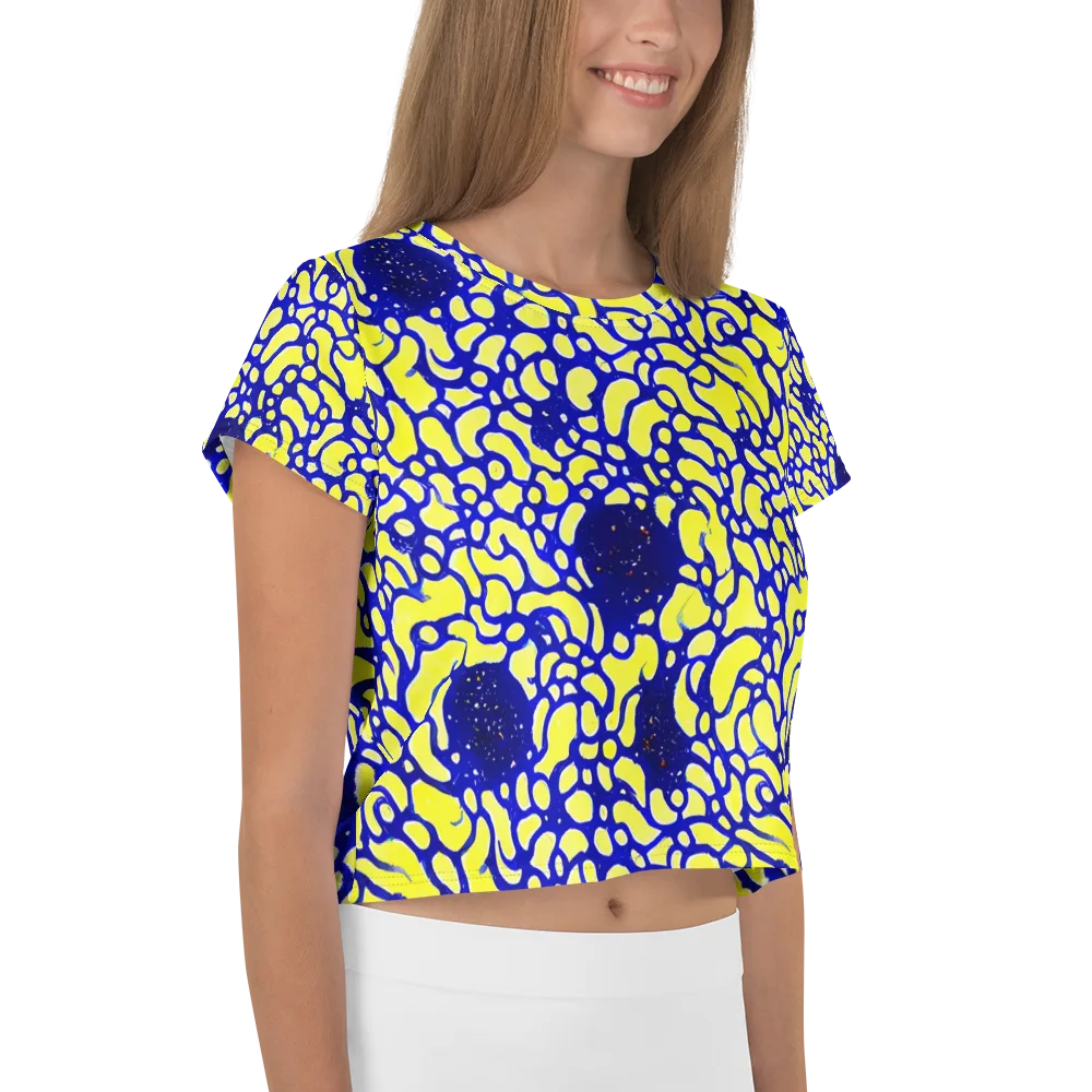 Lemon Liquefaction on Crop Tee — Right