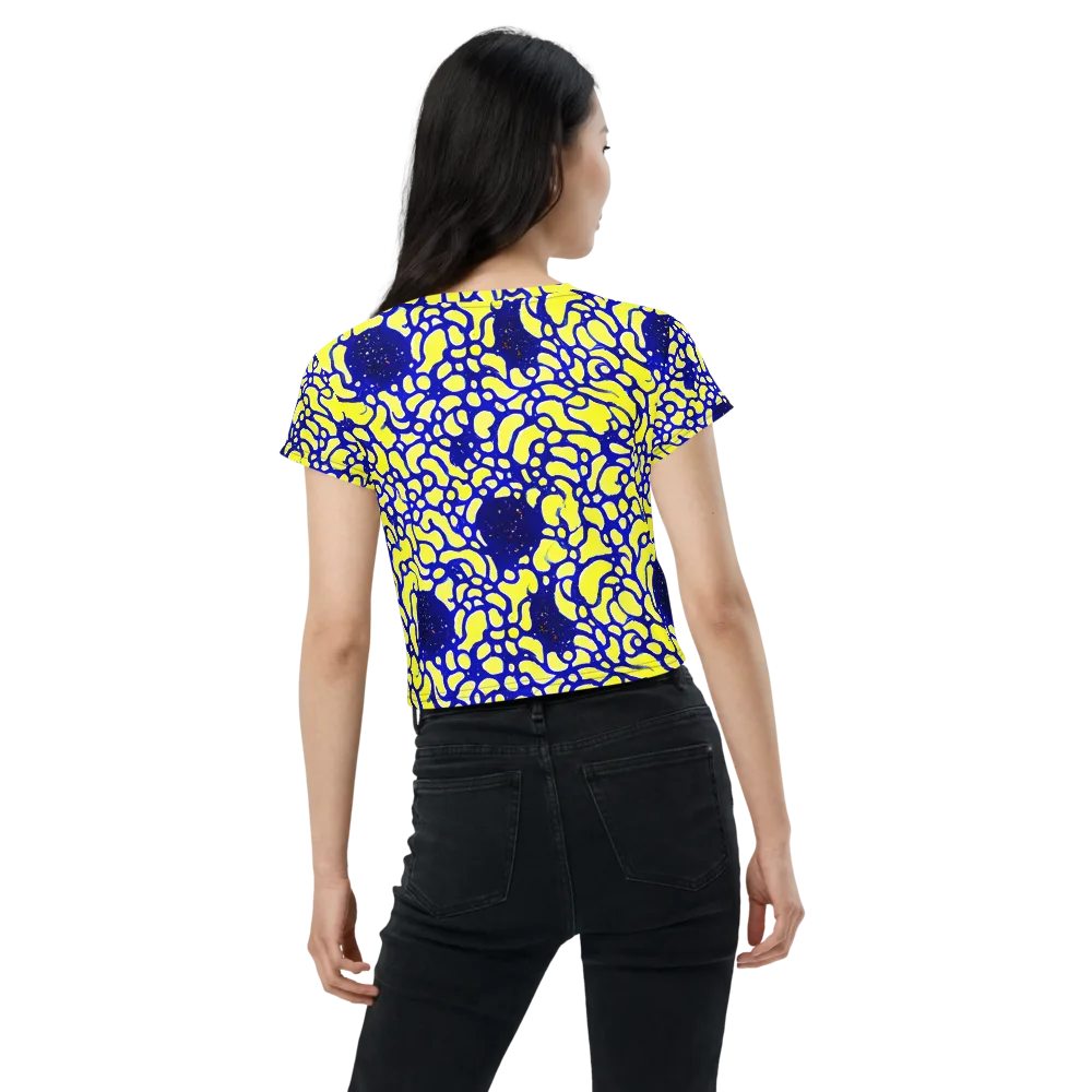 Lemon Liquefaction on Crop Tee — Back