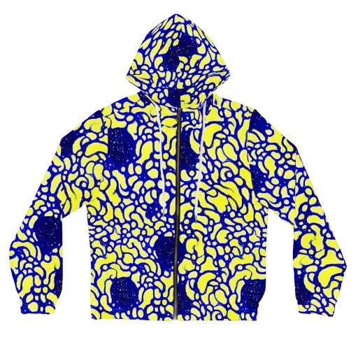 Lemon Liquefaction on a Women's Full-Zip Hoodie