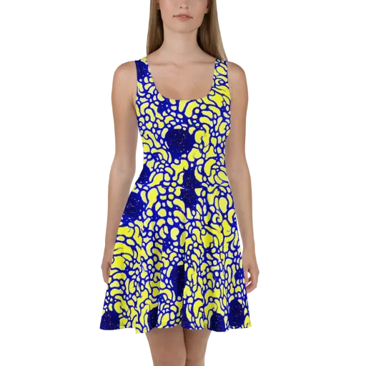 Lemon Liquefaction on a Skater Dress
