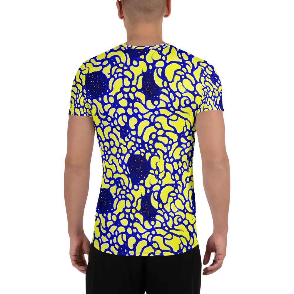 Lemon Liquefaction on Men's Athletic T-Shirt — Back