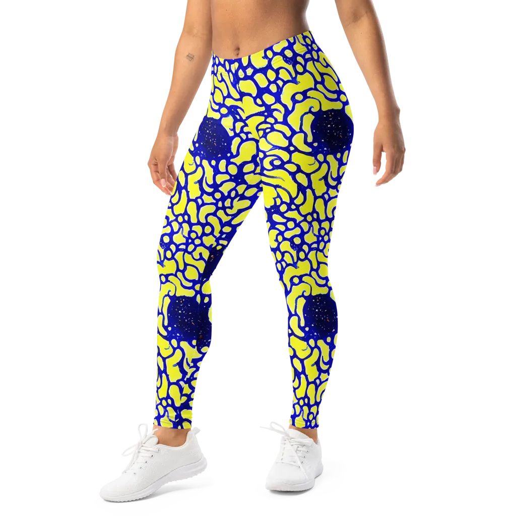Lemon Liquefaction on Leggings — Left Front