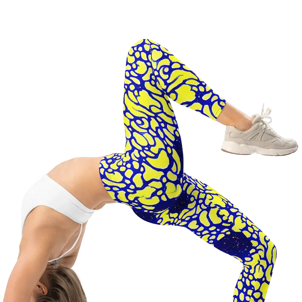 Lemon Liquefaction on Leggings — Right
