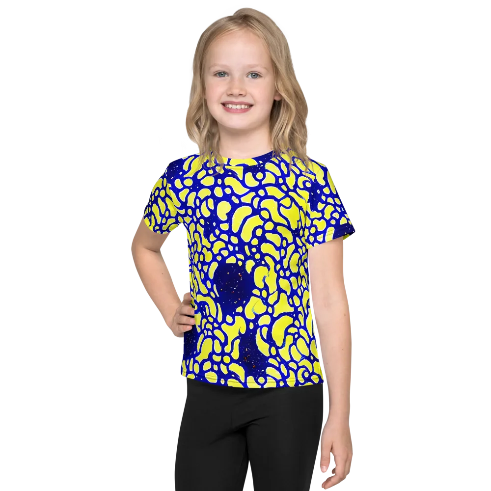 Lemon Liquefaction on Kids Crew Neck T-Shirt — Front