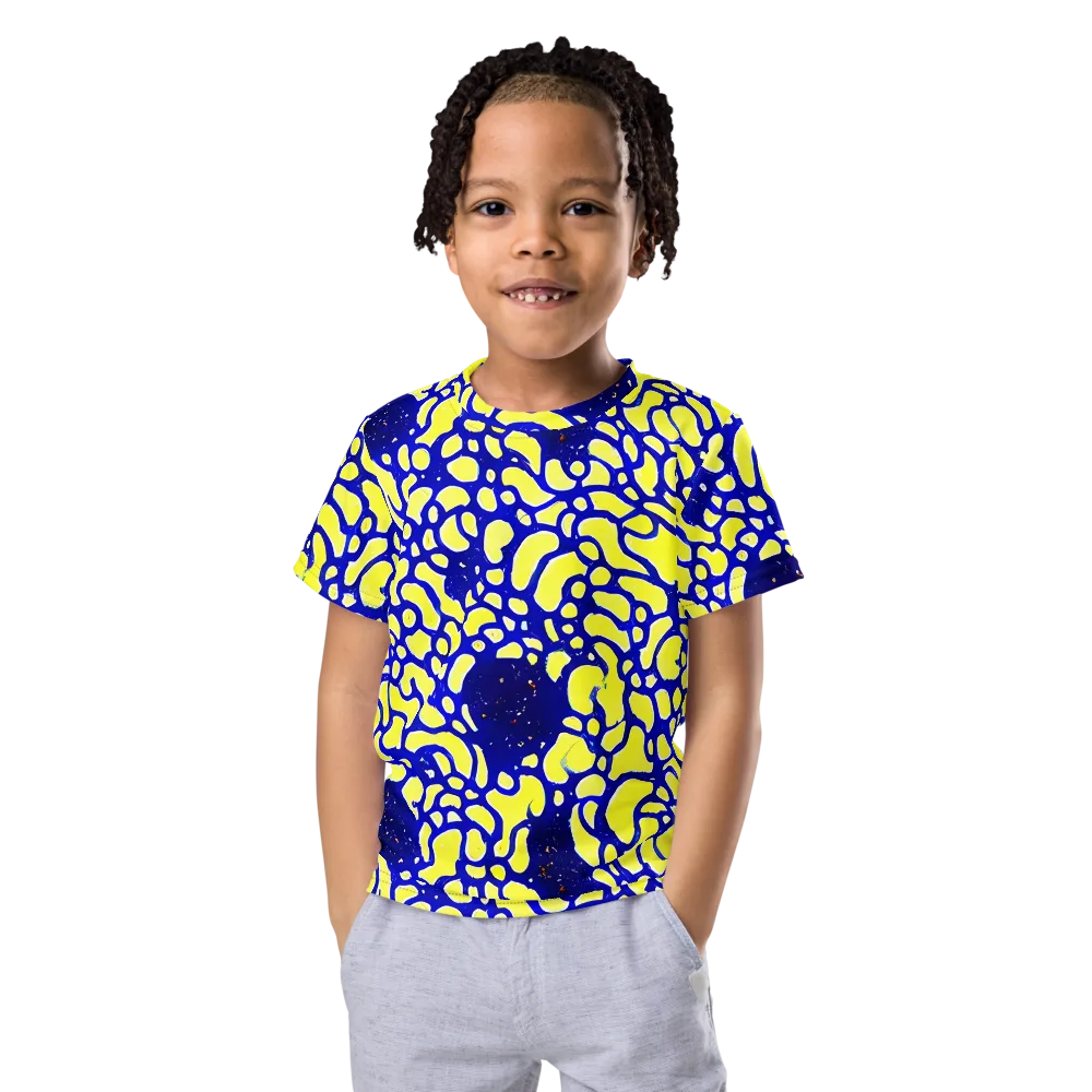 Lemon Liquefaction on Kids Crew Neck T-Shirt — Front