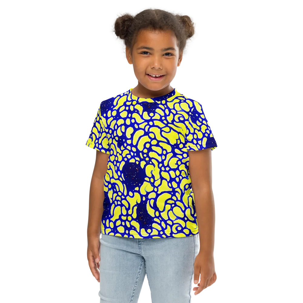 Lemon Liquefaction on Kids Crew Neck T-Shirt — Front