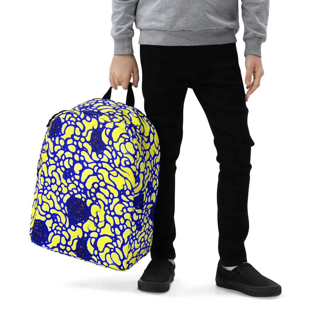 Lemon Liquefaction on Minimalist Backpack — Zoomed-in