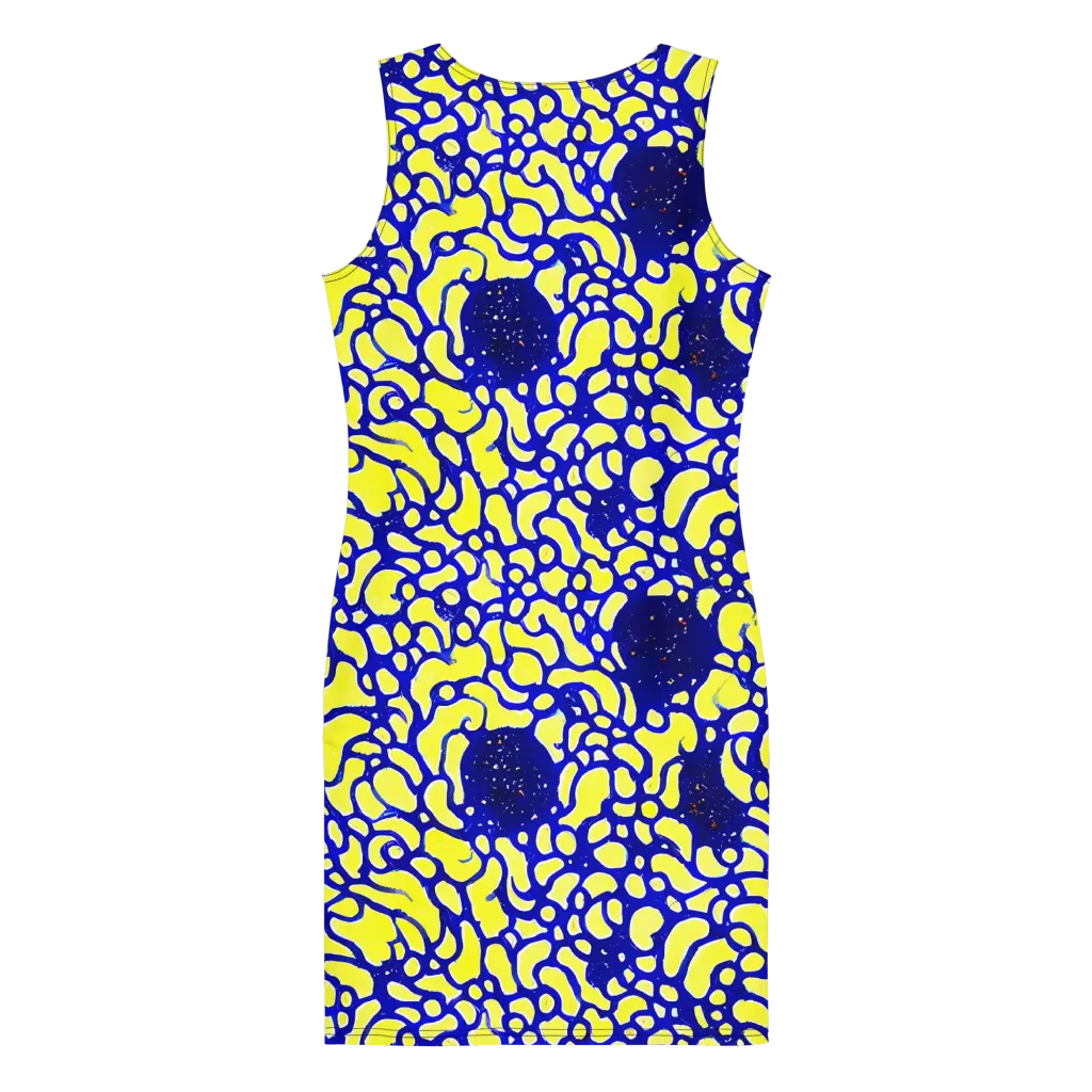 Lemon Liquefaction on Bodycon Dress — Back