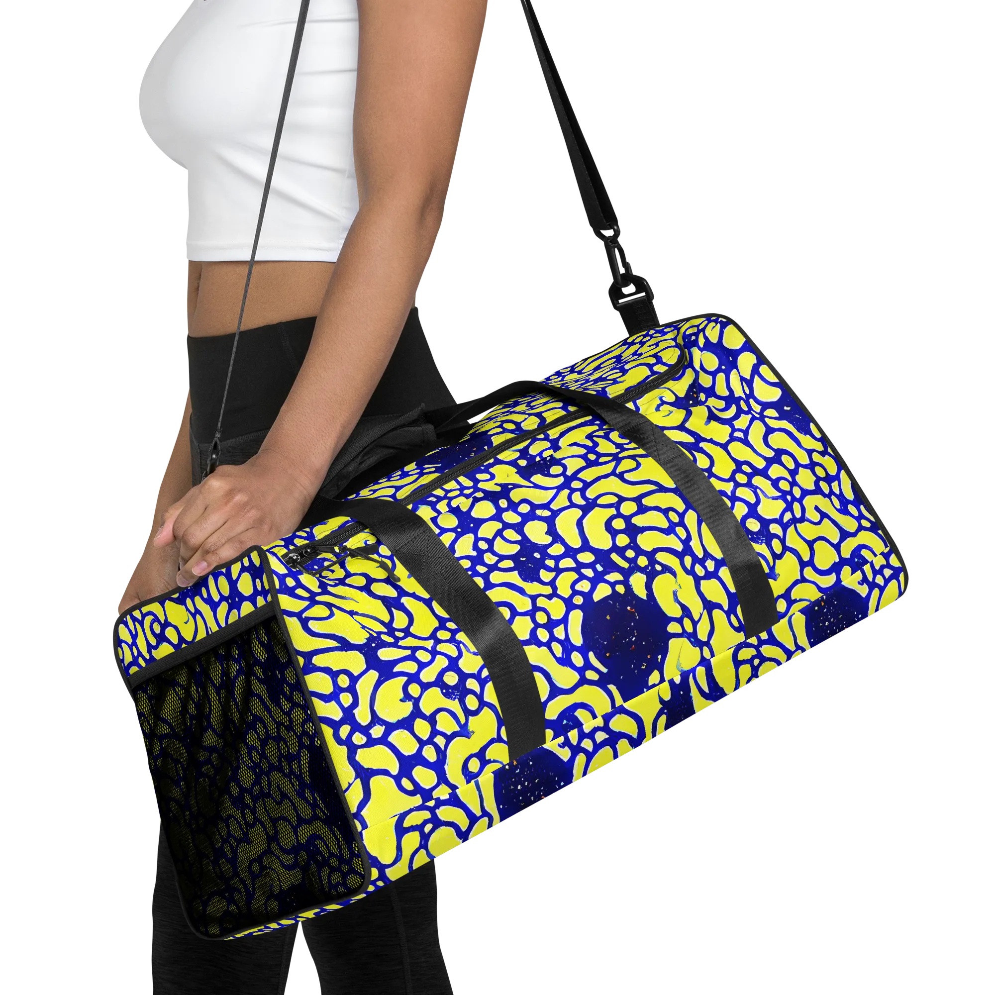 Lemon Liquefaction on Duffle Bag — Front