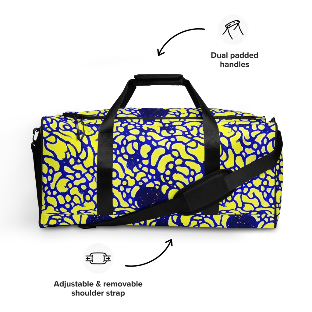 Lemon Liquefaction on Duffle Bag — Front