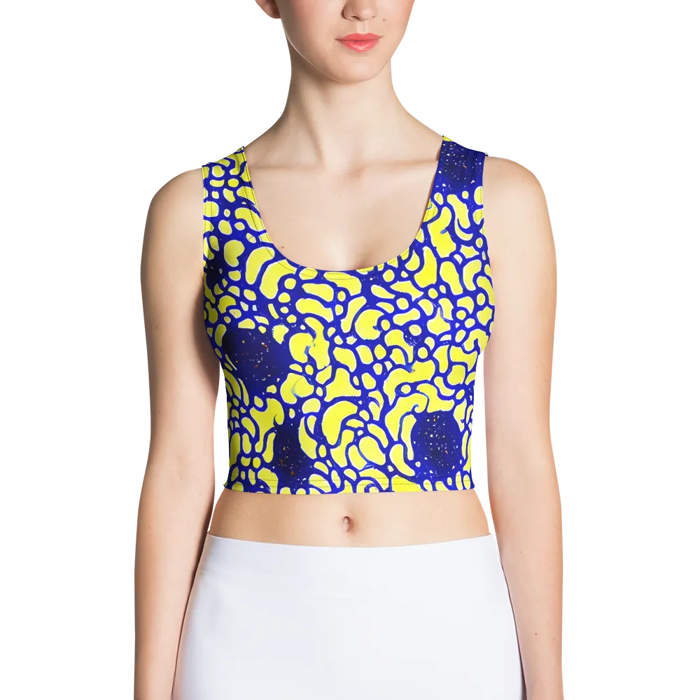Lemon Liquefaction on Crop Top — Front