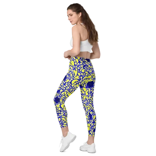 Lemon Liquefaction on a Leggings with Pockets