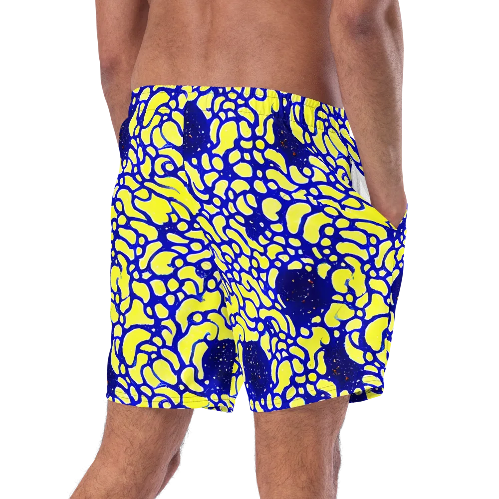 Lemon Liquefaction on Swim Trunks — Right Back