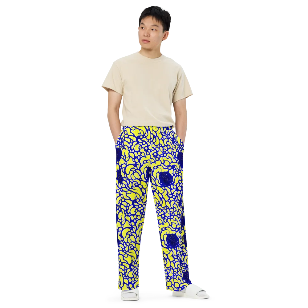 Lemon Liquefaction on Wide-Leg Pants — Front