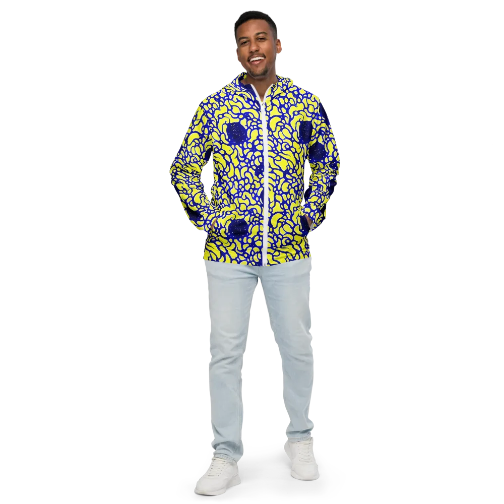Lemon Liquefaction on Men's Windbreaker — Front