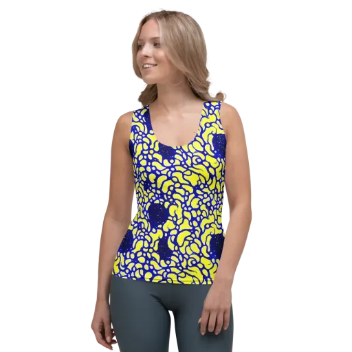 Lemon Liquefaction on a Women's Tank Top