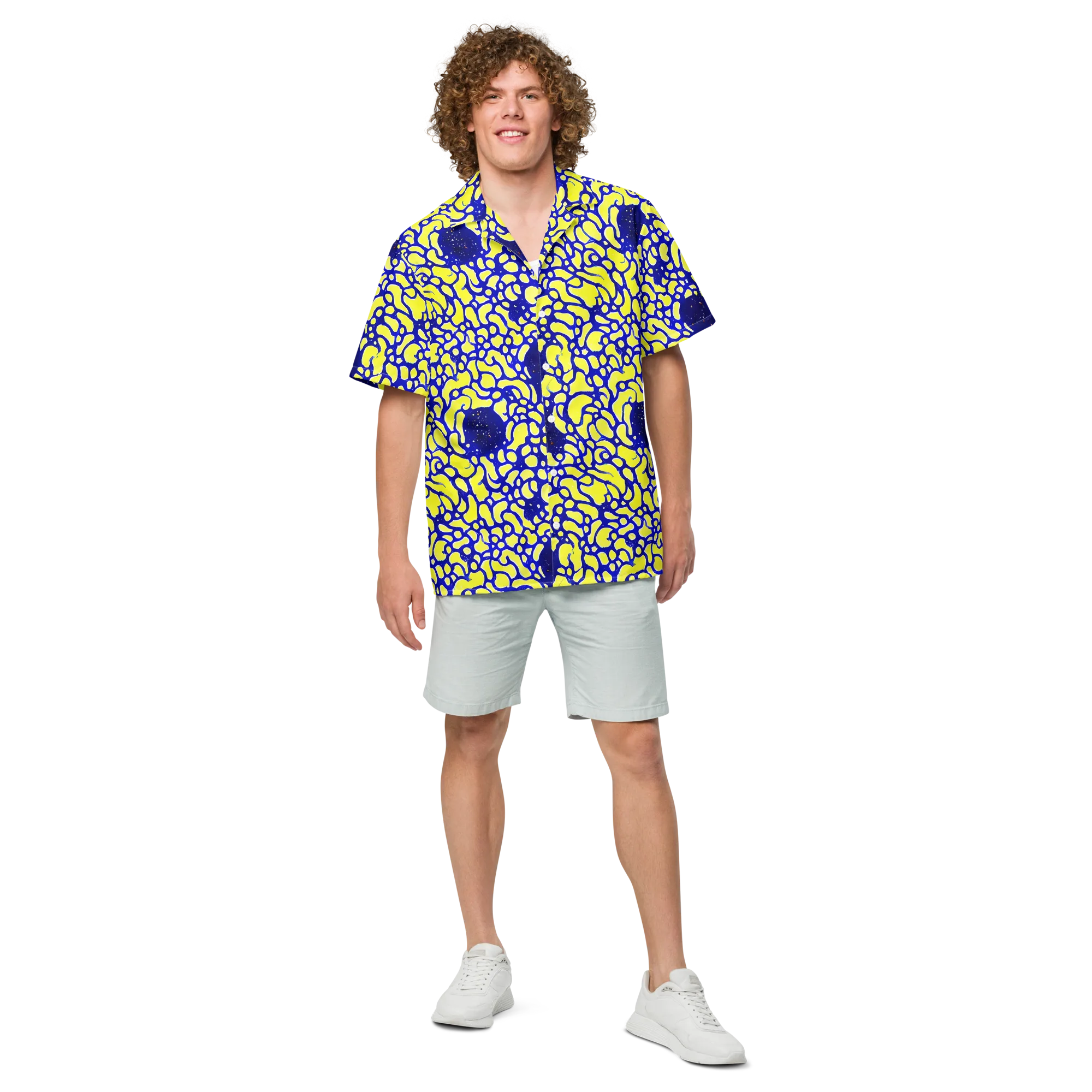 Lemon Liquefaction on Button Shirt — Front