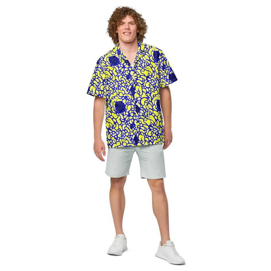 Lemon Liquefaction on Button Shirt — Front