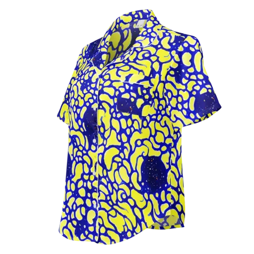 Lemon Liquefaction on a Women's Short Sleeve Pajama Top