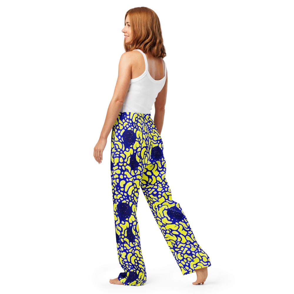 Lemon Liquefaction on Women's Pajama Pants — Back