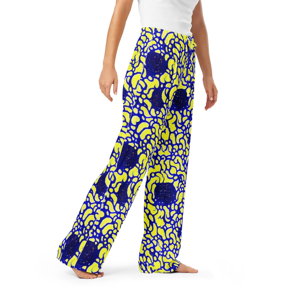 Lemon Liquefaction on Women's Pajama Pants — Right Front
