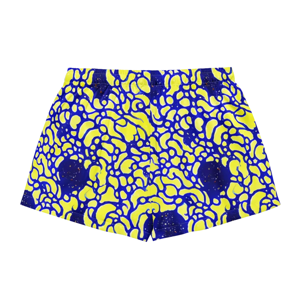 Lemon Liquefaction on Women's Pajama Shorts — Back