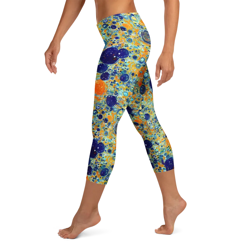 Solar Orbit on Capri Leggings — Left