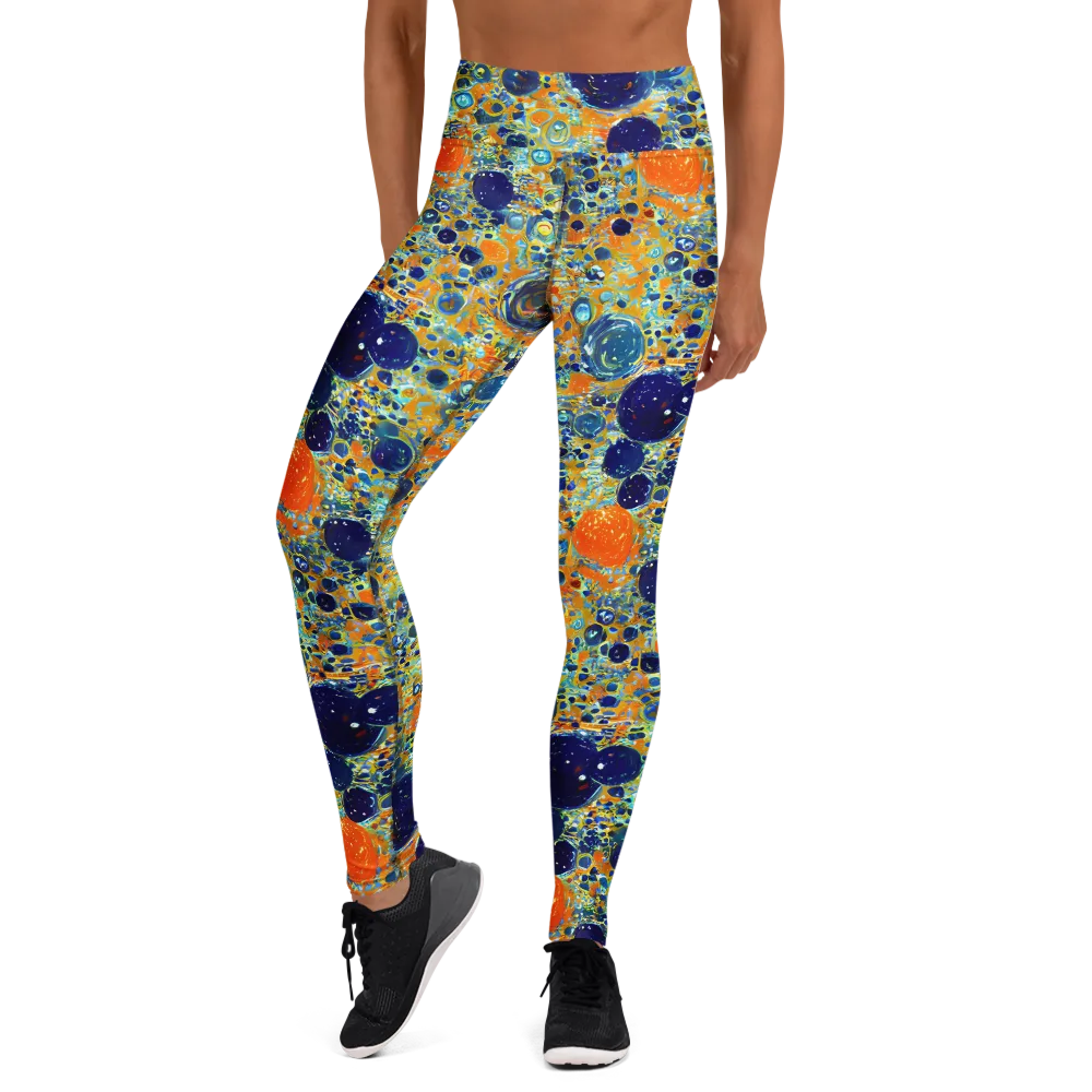 Solar Orbit on Yoga Leggings — Front