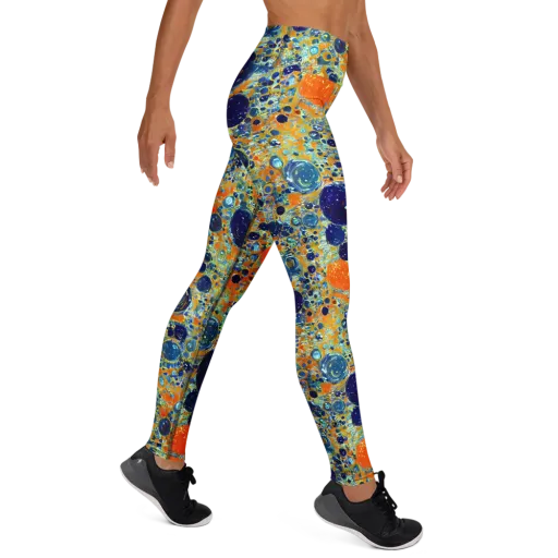 Solar Orbit on a Yoga Leggings