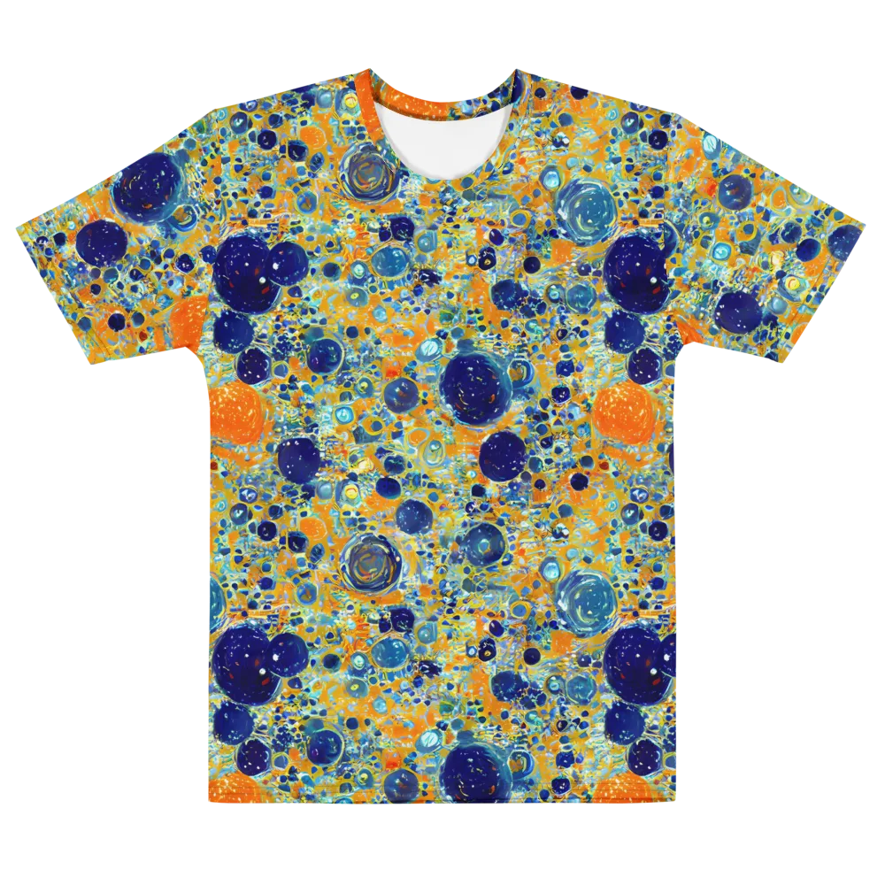 Solar Orbit on Men's Cotton Crew Neck T-Shirt — Front
