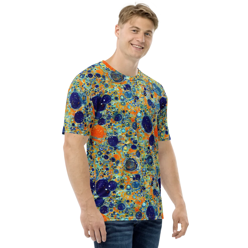 Solar Orbit on Men's Crew Neck T-Shirt — Right