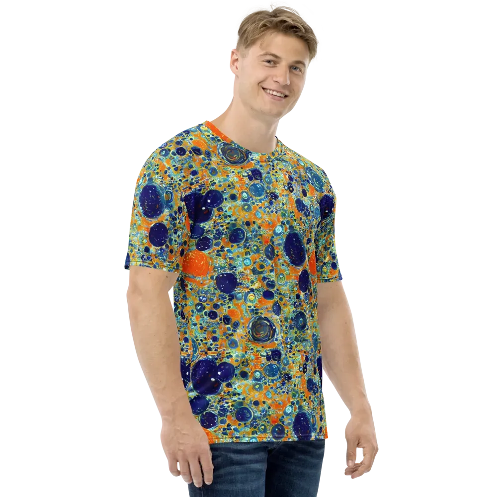 Solar Orbit on Men's Crew Neck T-Shirt — Right