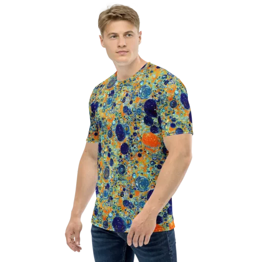 Solar Orbit on a Men's Crew Neck T-Shirt