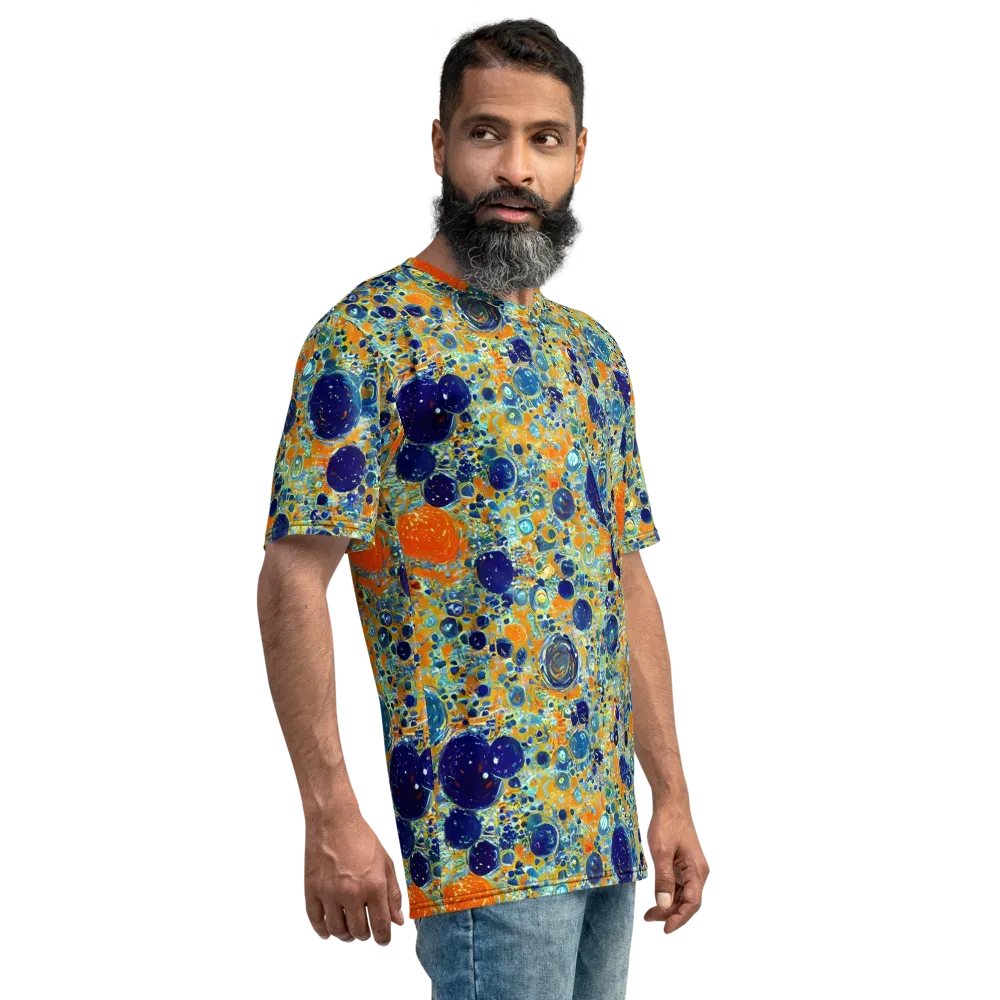 Solar Orbit on Men's Crew Neck T-Shirt — Right