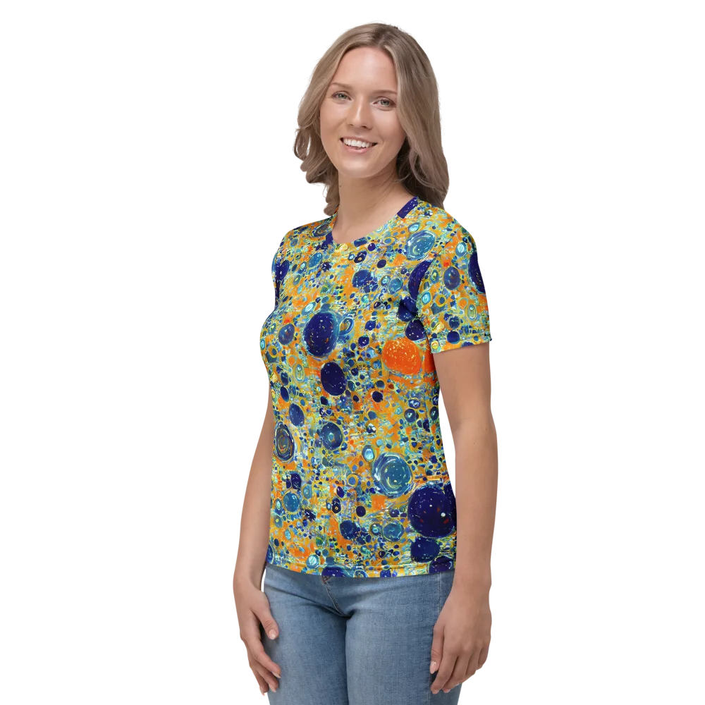 Solar Orbit on Women's Crew Neck T-Shirt — Left