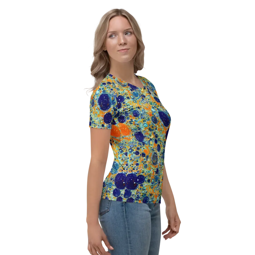 Solar Orbit on Women's Crew Neck T-Shirt — Right