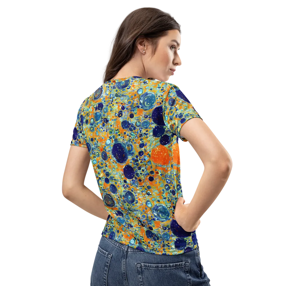Solar Orbit on Women's Crew Neck T-Shirt — Back
