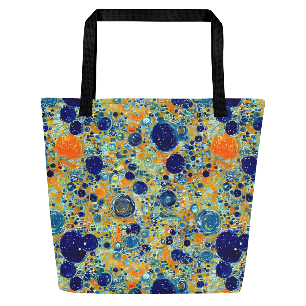 Solar Orbit on Large Tote Bag W/ Pocket — Front