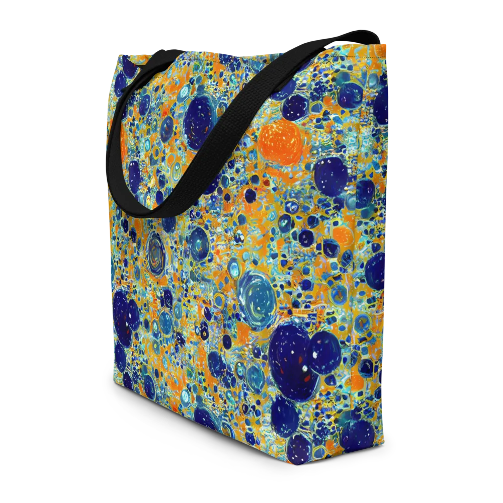 Solar Orbit on Large Tote Bag W/ Pocket — Front