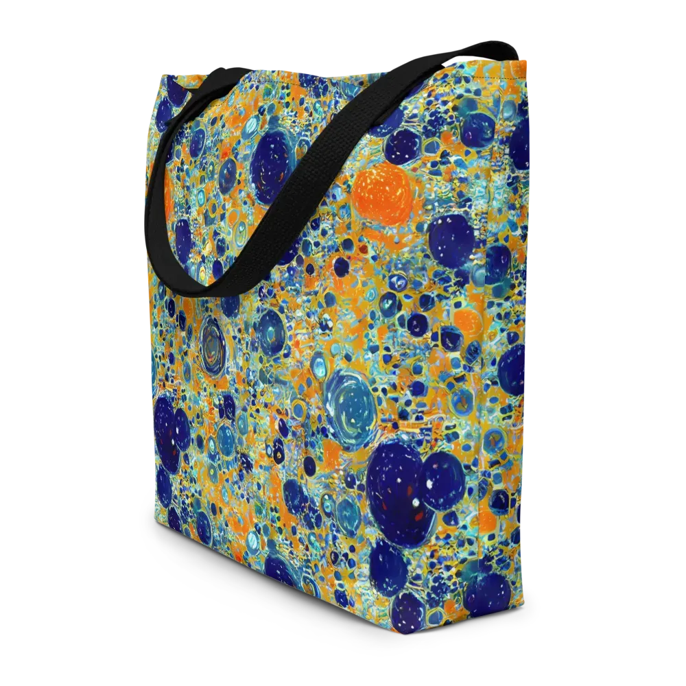 Solar Orbit on Large Tote Bag W/ Pocket — Front