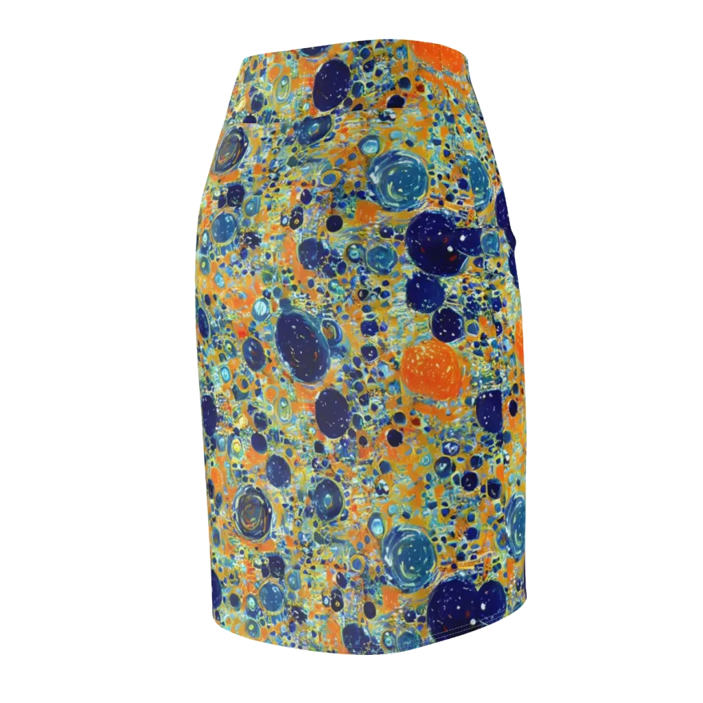Solar Orbit on Pencil Skirt — Back Side